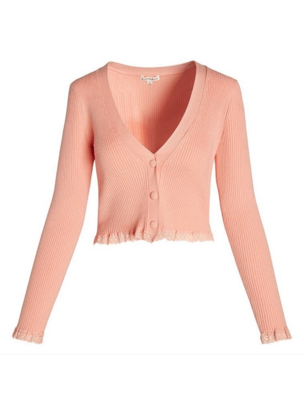 For Love & Lemons Ribbed Knit Cardigan- size XS